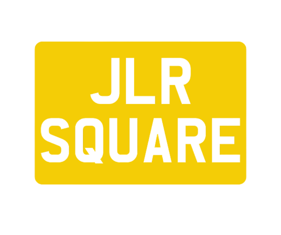 jlr square rear plate