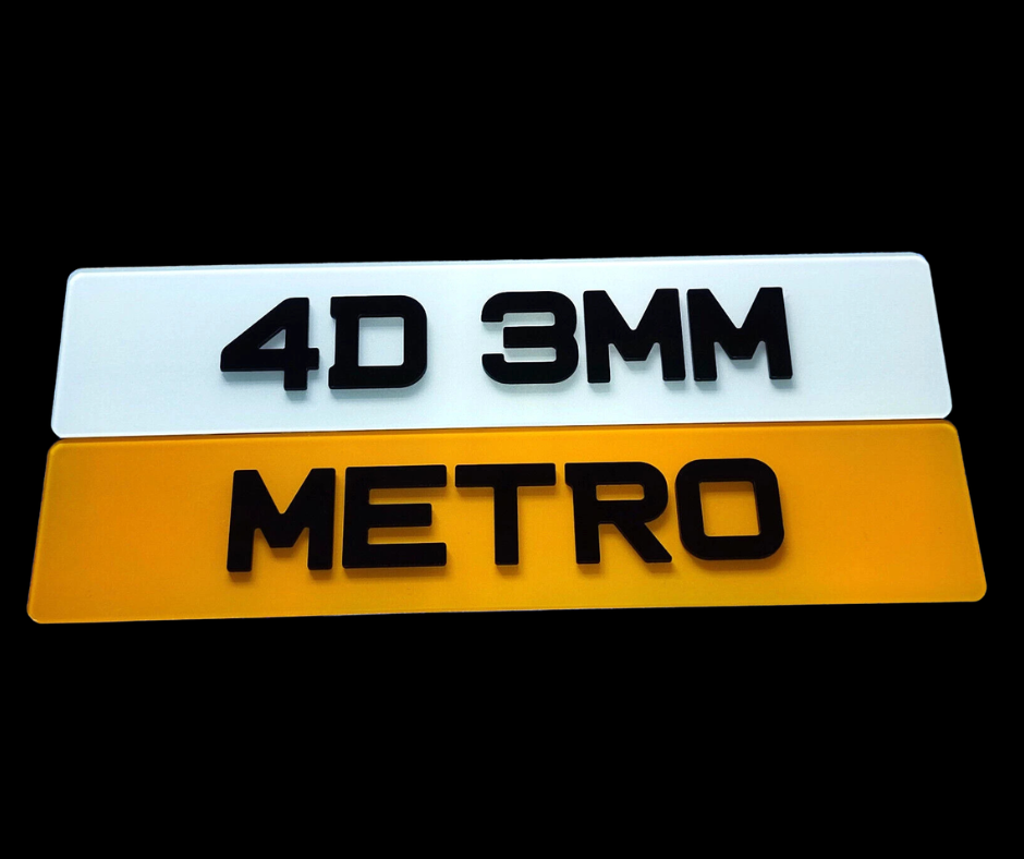 60mm 4d metro plates
