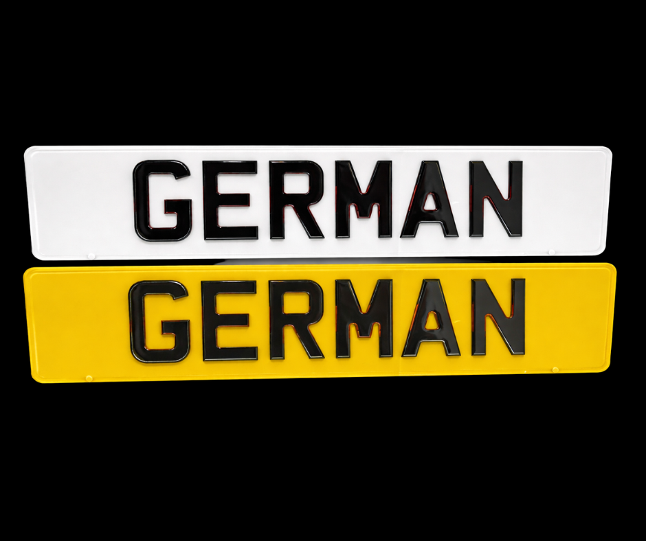 3d gel german plates (set)