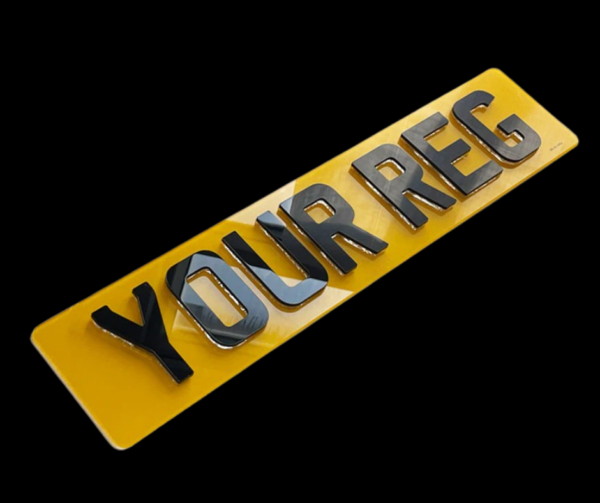 4d crystal number plates
