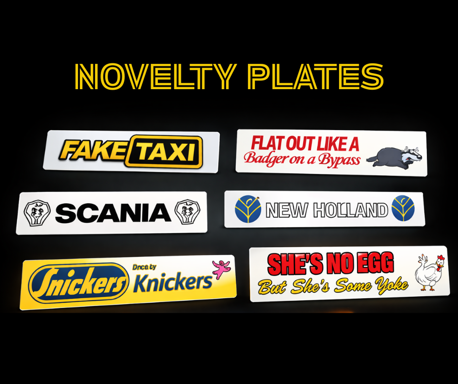 novelty sign plates