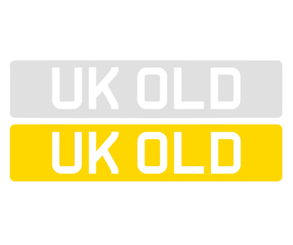 uk old font registration plates